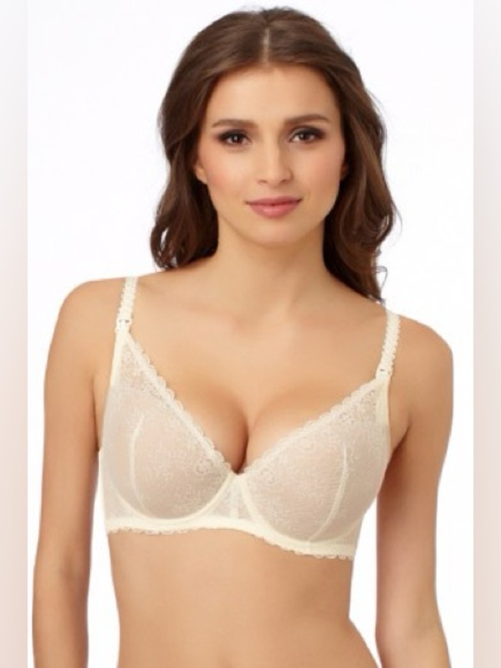Le Mystere 163 Sexy Mama Nursing Bra in Beige Size: 38G